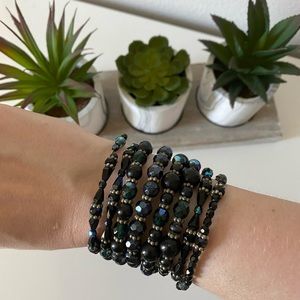 Hand beaded Cuff Bracelet